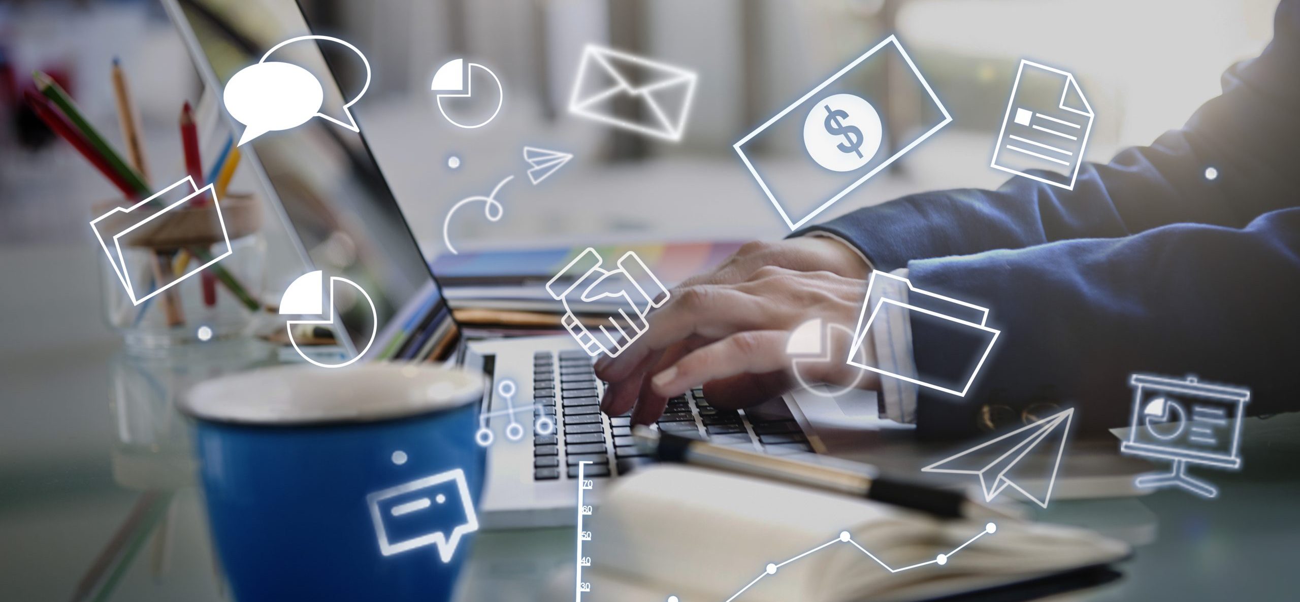 Corporate Management Strategy Solution Branding Concept